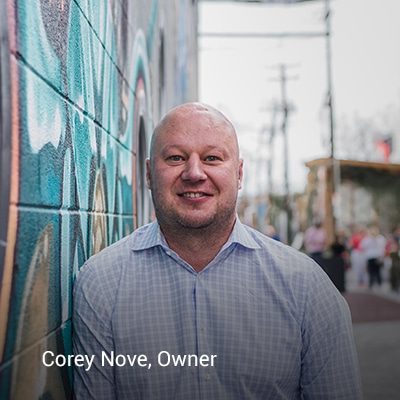 Corey Nove, Owner, About us